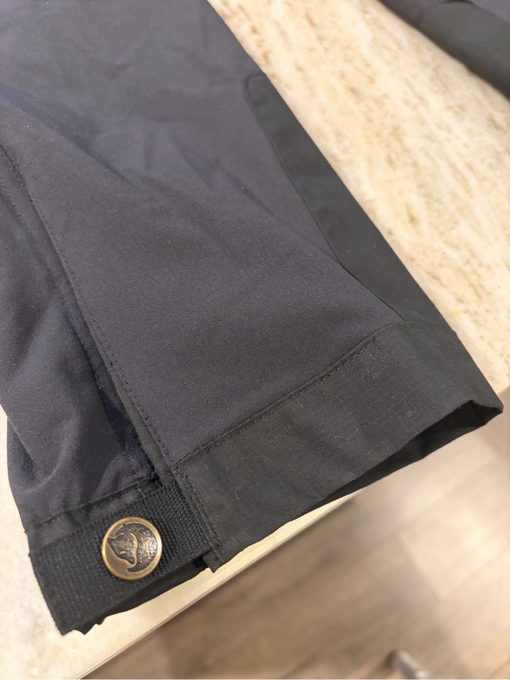 NWT Fjallraven Keb Agile Trousers Pants Black Women's US 8 / 32” Length $195 - Picture 7 of 11